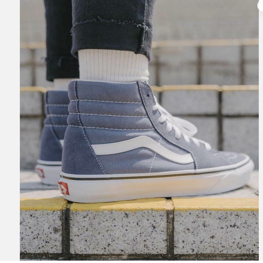 Vans Sk8-Hi Sneakers  Suede High Top Skate Shoes Unisex Casual Streetwear